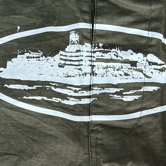 CORTEIZ "ALCATRAZ" Mens Cargo Shorts – Hard to Find - Forest Green - NEW Size L - Picture 7 of 9